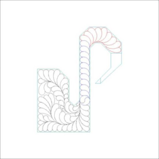 (image for) Flamingo Feather Set-L03488*