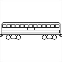 (image for) Passenger Train Car-L01870*