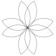 (image for) 8 Petal Flower_2-L00634