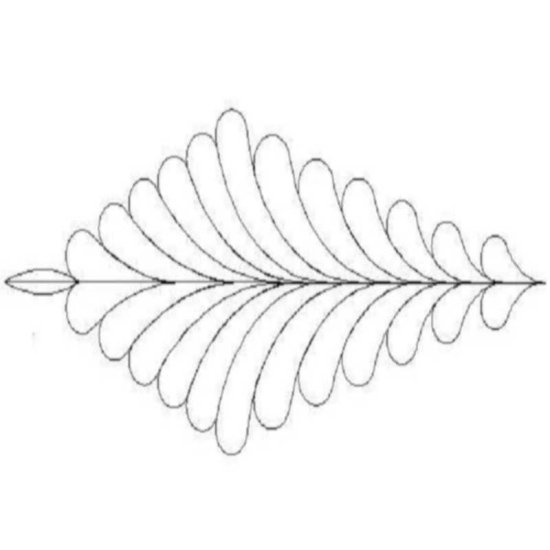 (image for) 10 Point Star Feather Fill-L01768* - Click Image to Close