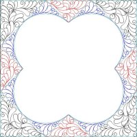 (image for) Feather Fantasy Triangle Border for DWR Set-L04891*