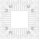 (image for) Feather and Piano Key Border and Corner-L05107*