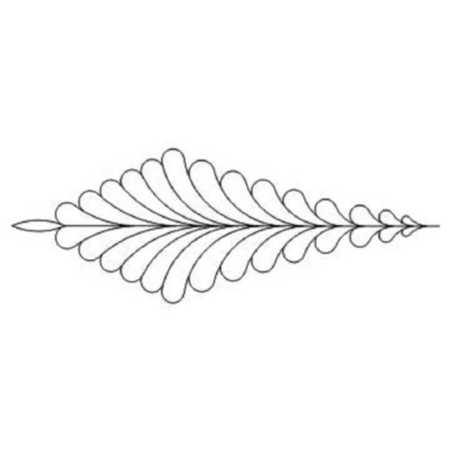 (image for) 10 Point Star Feather Fill 2-L01769*