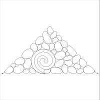 (image for) Snail and Pebble Triangle-L05073*