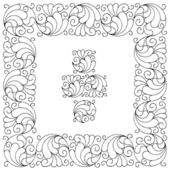 (image for) Feather Fantasy_border and corner_3a-L00432