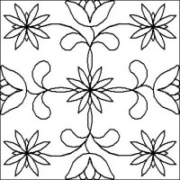 (image for) Debbies Nine Patch Flowers and Stars_a-L00831