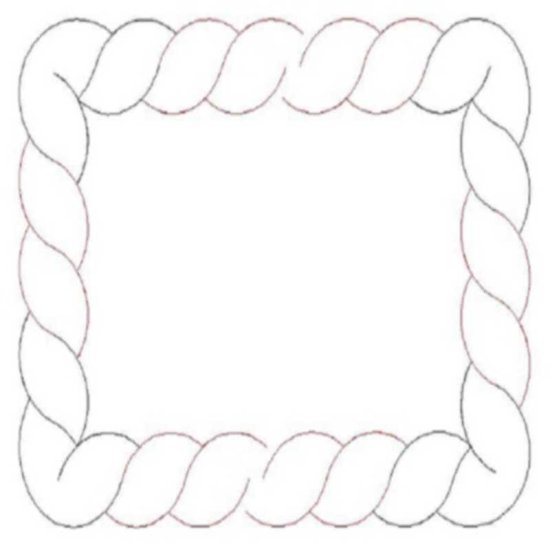 (image for) Rope Border and Corner-L03088*