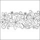 (image for) Poinsettias and Ribbons E2E_2-L01009