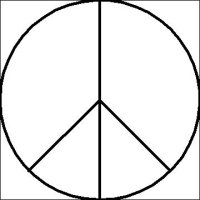 (image for) Peace Sign-L02490*