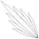 (image for) Judys Feathered Star Queen Middle Point Inner Fill-L03300*