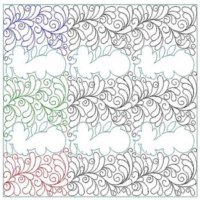 (image for) Mosaic Vine Feather Fantasy Variation Set-L03181*