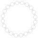 (image for) Eights Two Size Beads Full Circle-L04048*
