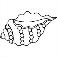 (image for) Sea Shell with Pearls-L02289*