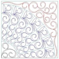 (image for) Dragonfly Curls Block-L02322*