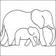 (image for) Elephants for Cindy-L02720*