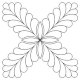 (image for) Feather Cross 4-L02051*