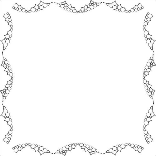 (image for) Judys Vintage Rose Queen Extension Point Pearl Fill Border and Corner-L03063*