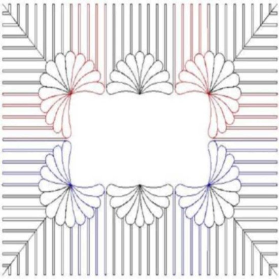 (image for) Feather Fan_1b_Border and Corner-L01029