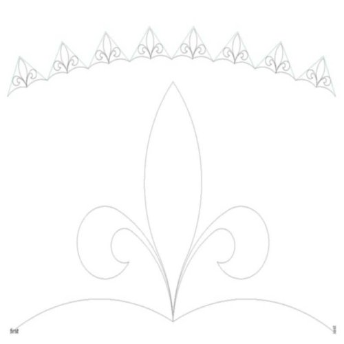 (image for) Mardi Gras_Curve Fleur de Lys_Triangle-L01235