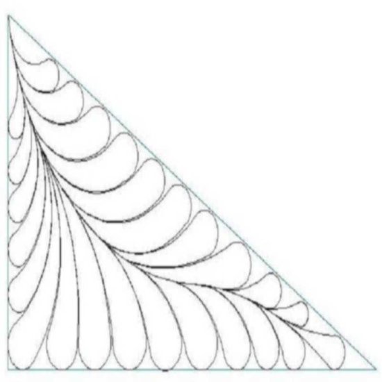 (image for) Faberge Feather Triangle 30-60-90-L01175 - Click Image to Close