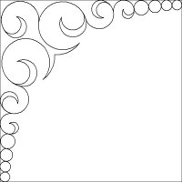 (image for) Curls and Pearls Quarter Circle Background-L05977