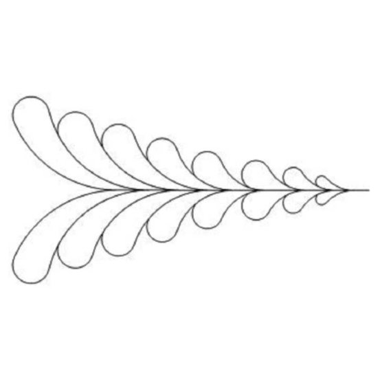 (image for) 10 Point Star Feather Fill 2b-L01771* - Click Image to Close