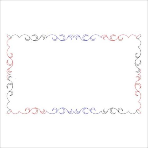 (image for) Curl and Point Narrow Border 2-L03544*
