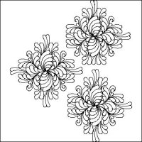 (image for) Triple Irish Chain_Feather Explosion_block set-L00585