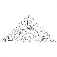 (image for) Feather Fantasy Triangle Border for DWR Corner-L04892*
