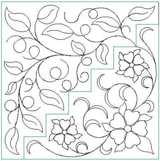 (image for) Log Cabin_Apple Blossom_6 and Leaf and Curl_7_block-L00622