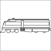 (image for) Passenger Train Engine-L01871*