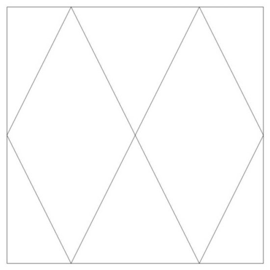(image for) Diamond Window Panes Simple-L03801*