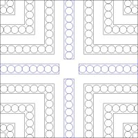 (image for) Keys and Bubbles_Border and Corner-L05582