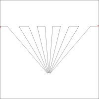 (image for) 10 Degree Weaving Rays Triangle_p2p-L06386
