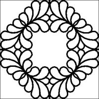 (image for) Roses Wedding Ring Wreath-L00937