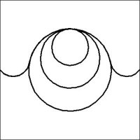 (image for) Circles on Circles Diamond 1 p2p-L03284*