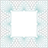(image for) JN Frozen Fountain_Outer border and corner triangle crosshatch-L05287