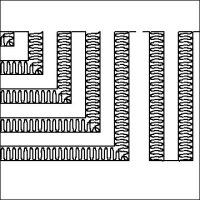 (image for) Coil and Key Border and Corner 1-L04001*