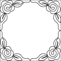 (image for) Embroidery Rose 1 Frame-L04071*