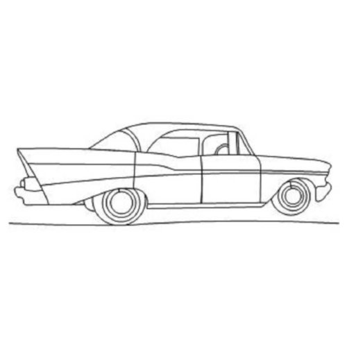 (image for) 57 Chevy Block-L01846*