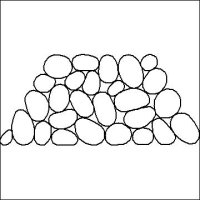 (image for) Pebble Hexagon Half-L02095*
