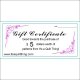 (image for) $5.00 gift certificate