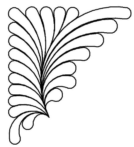 (image for) Nans Log Cabin Feathers-L00202