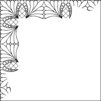 (image for) Judys DPD Q Inner border feathers and pearls-L04279*