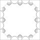 (image for) Judys Vintage Rose Queen Extension Point Curve Fill Border and Corner-L03062*