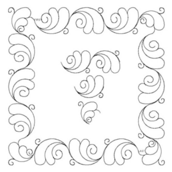 (image for) Feather Fantasy_border and corner_5-L00796