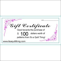 (image for) $100.00 gift certificate