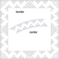 (image for) Judys Butterfly Garden Border and Circle Coils-L03655*