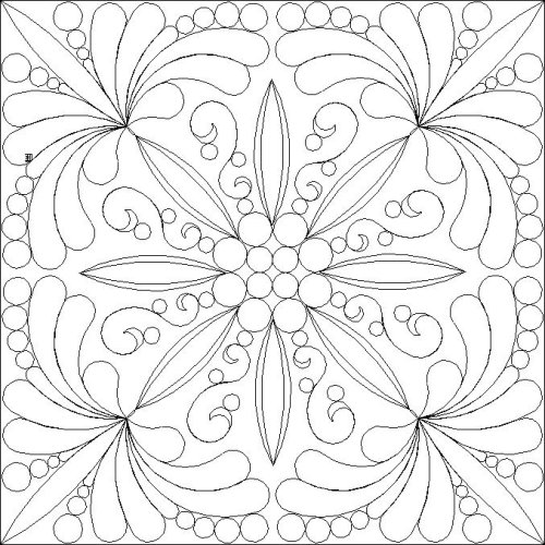(image for) Pearls and Feathers_16 Blade Dresden block-L05603