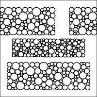(image for) Bubbles Block and Rectangle Set-L01719*